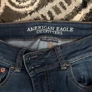 American Eagle Outfitters Dark Blue Flare Jeans